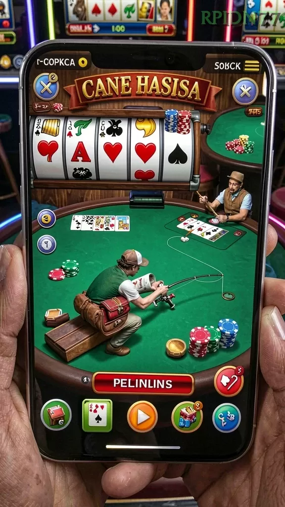 Cuplikan layar ID777 — halaman utama