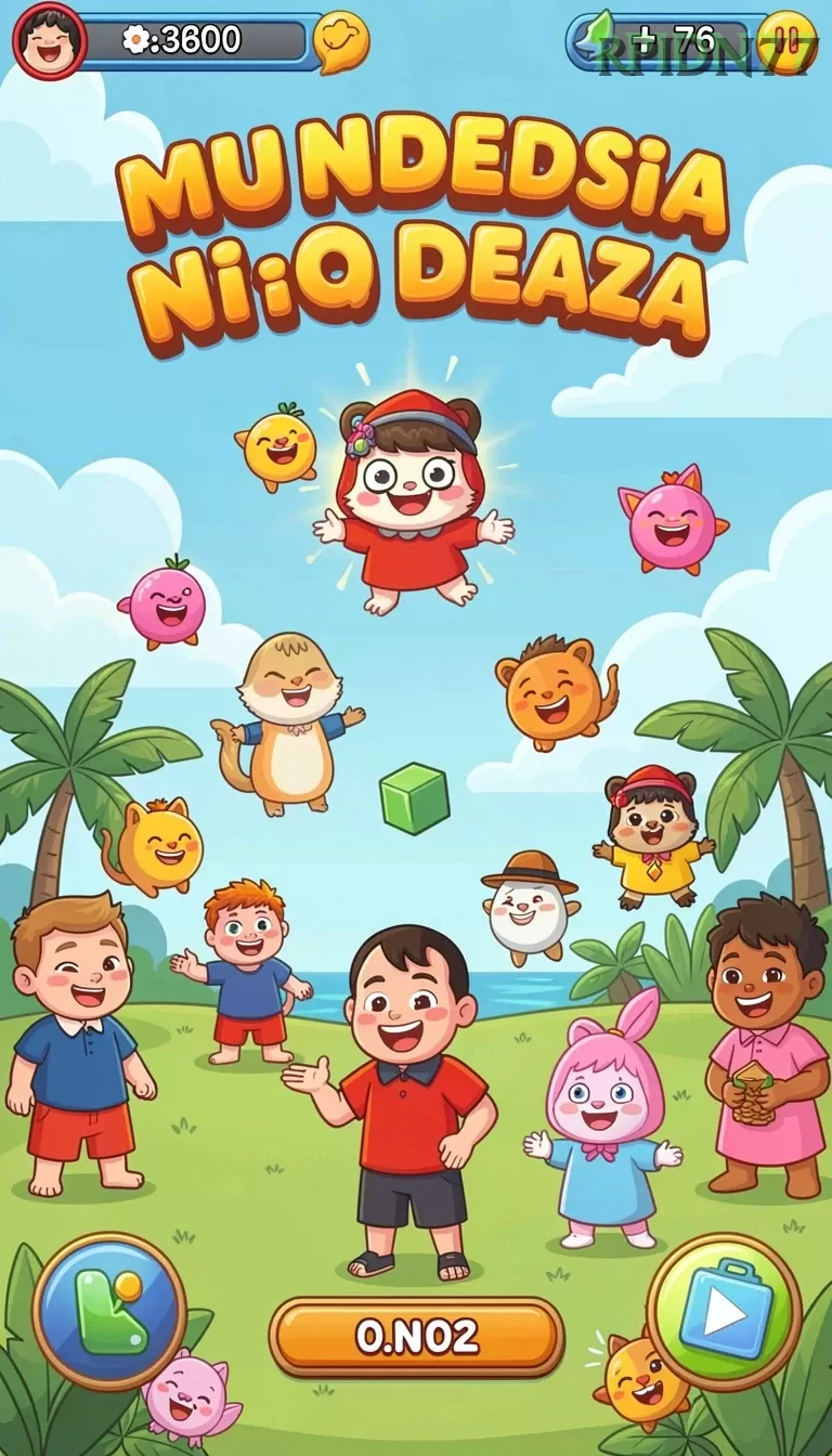 Cuplikan layar CATOTO — menu navigasi
