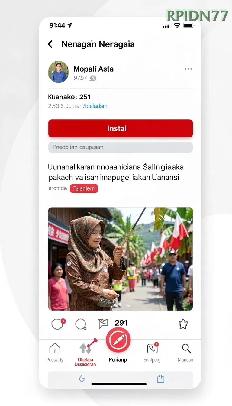 Cuplikan layar LEDAKGG — aktivitas