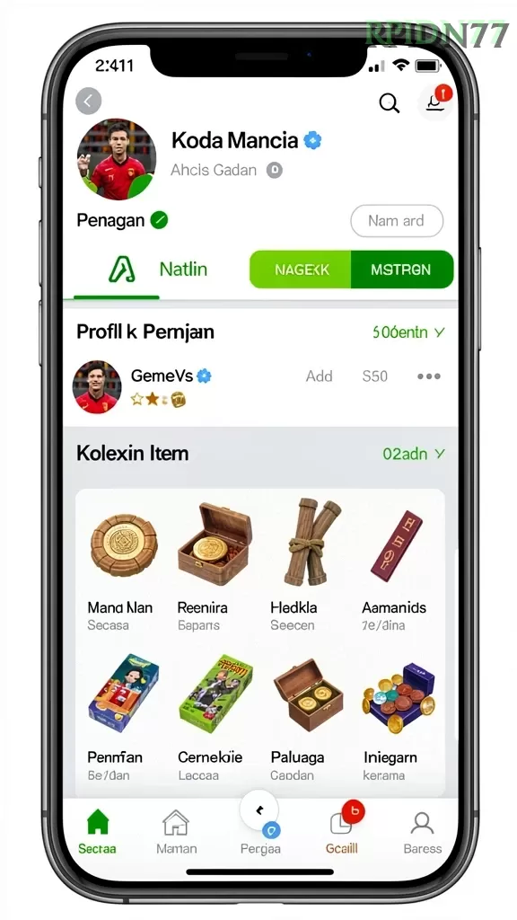 Cuplikan layar SURYA88 — aktivitas